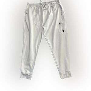 U.S. Polo Assn. White Jogger Pants Size 2XL